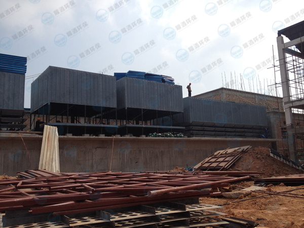 玻璃鋼冷卻塔現(xiàn)場安裝 玻璃鋼冷卻塔現(xiàn)場安裝